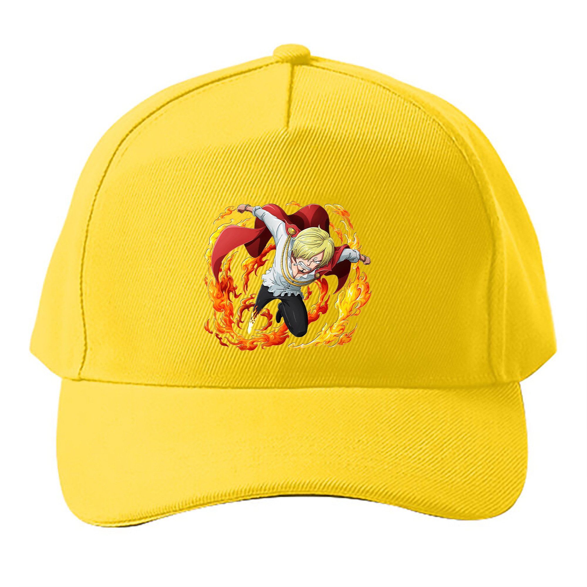 （画像用） ワンピース サンジ ONE PIECE Sanji ベースボールキャップ 綿100％ 男女兼用 帽子 スポーツ